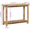 vidaXL Table console 100x35x75 cm bois de manguier massif