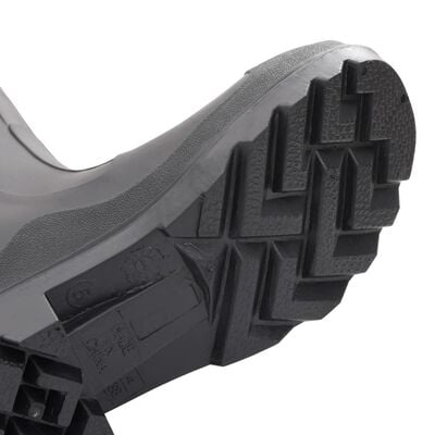 vidaXL Bottes de pluie avec chaussettes amovibles noir taille 38 PVC