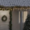 vidaXL Guirlande lumineuse de No&euml;l 100 LED Blanc chaud 10 m Acrylique PVC