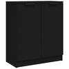 vidaXL Buffet Noir 60x30x70 cm Bois d'ing&eacute;nierie