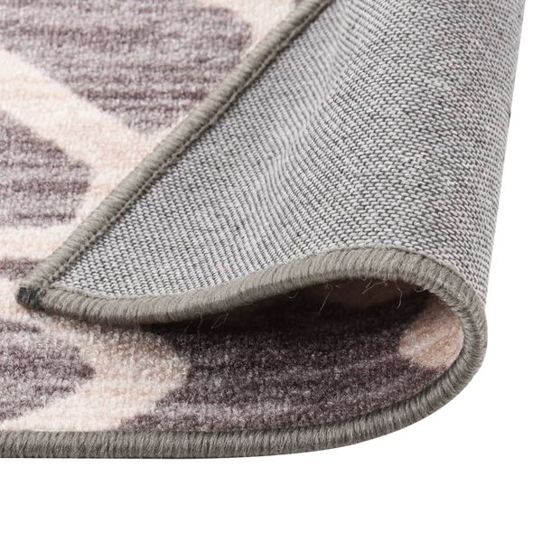 vidaXL Tapis de couloir Marron 80x100 cm