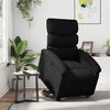 vidaXL Fauteuil inclinable Noir Similicuir