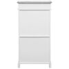 vidaXL Armoire &agrave; chaussures Gris 50 x 28 x 98 cm Bois de Paulownia
