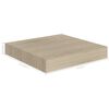 vidaXL Étagères murales flottantes 2 pcs chêne 23x23,5x3,8 cm MDF