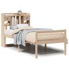vidaXL Lit biblioth&egrave;que sans matelas 90x190 cm bois de pin massif