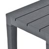 vidaXL Bancs de jardin 2 pcs Anthracite Plastique