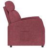 vidaXL Fauteuil inclinable Rouge bordeaux Tissu