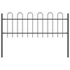vidaXL Cl&ocirc;ture de jardin 7 pcs Gris 11,9 x 0,6 m