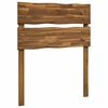 vidaXL T&ecirc;te de lit en bois brut ROSTOCK Naturel 90 cm