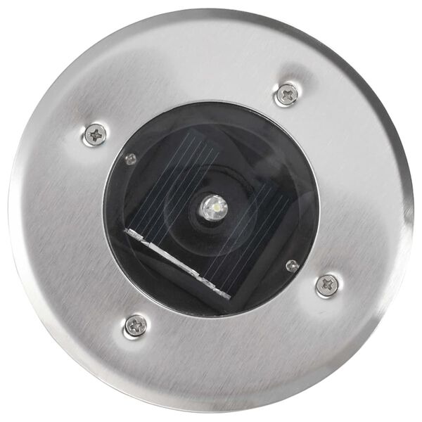 vidaXL Spots de sol solaires ronds 6 pcs