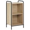 vidaXL Biblioth&egrave;que 55,5 x 33 x 174 cm Bois d'ing&eacute;nierie Ch&ecirc;ne Sonoma
