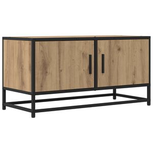 vidaXL Meuble TV 80 x 34,5 x 40 cm Ch&ecirc;ne artisanal Bois d'ing&eacute;nierie
