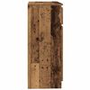 vidaXL Buffet avec tiroir vieux bois 71x35x84 cm bois d'ing&eacute;nierie