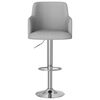vidaXL Tabourets de bar lot de 2 gris clair tissu