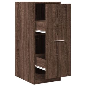 vidaXL Armoire apothicaire ch&ecirc;ne marron 30x41x77,5cm bois d'ing&eacute;nierie