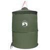 vidaXL Tente de toilettes pop-up avec corde suspendue Vert 97 x 126 cm