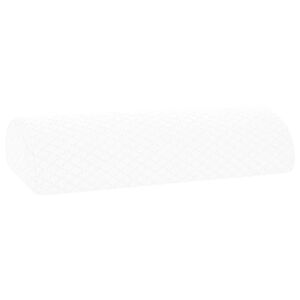 vidaXL Coussin pour les jambes 52 x 20 x 12 cm Moyen Blanc