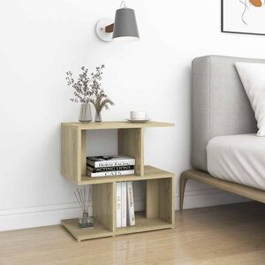 vidaXL Table de chevet ch&ecirc;ne sonoma 50x30x51,5 cm bois d'ing&eacute;nierie