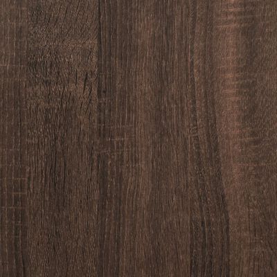 vidaXL Supports de haut-parleurs 2 pcs chêne marron bois d'ingénierie