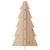 vidaXL Arbre de No&euml;l en bois pour d&eacute;coration 69,5cm bois massif de pin