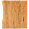 vidaXL Dessus de meuble-lavabo de salle de bain Acacia 58x52x2,5 cm