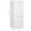 vidaXL Ensemble de meubles de salle de bain Blanc Aggloméré