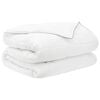 vidaXL Couette d'&eacute;t&eacute; 240 x 220 cm &Eacute;t&eacute; 150 gsm Fibre de bambou Blanc