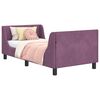 vidaXL Cadre de lit pour enfants avec t&ecirc;te de lit Pourpre 80 x 160 cm