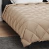 vidaXL Duvet d'hiver Taupe 240 x 200 cm Microfibre