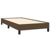 vidaXL Cadre de lit sans matelas marron fonc&eacute; 100x200 cm tissu