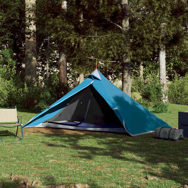 vidaXL Tente suspendue tipi 1 personne bleu imperméable