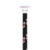vidaXL Corde de bateau Noir 4 mm 25 m Polypropyl&egrave;ne