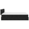 VidaXL Cadre de lit ottoman avec matelas noir 140x200 cm velours