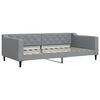 vidaXL Lit de repos gris clair 100x200 cm tissu