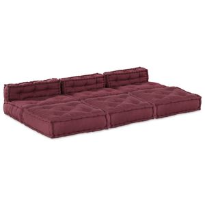 vidaXL Unit&eacute; de canap&eacute; modulaire Tissu Marron 210 x 140 x 56 cm