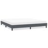 vidaXL Cadre de lit sans matelas gris fonc&eacute; 200x220 cm velours