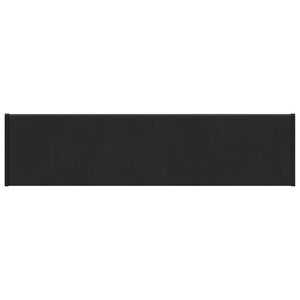 vidaXL Appui de fen&ecirc;tre Noir avec grain de bois 60 x 20 x 4,5 cm PVC