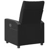 vidaXL Fauteuil inclinable Noir Tissu