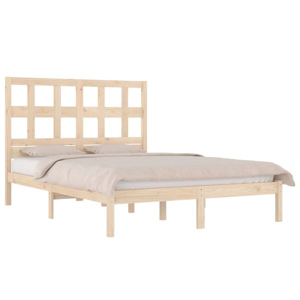 vidaXL Cadre de lit sans matelas 120x200 cm bois de pin massif