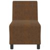 vidaXL | Fauteuil | avec coussin Marron 55 x 74 x 82 cm Cuir su&eacute;d&eacute; faux