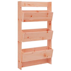 vidaXL Jardini&egrave;re murale 3 niveaux 60x18,5x110 cm bois douglas massif