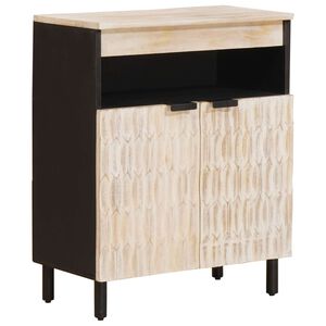 vidaXL Buffet Finition Lavage Blanc 60 x 33 x 75 cm