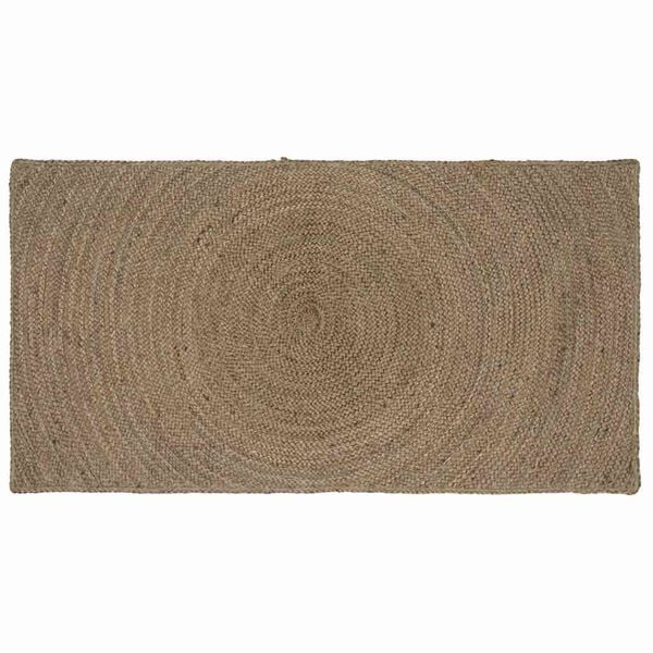 vidaXL Tapis Gris 60 x 110 cm Jute
