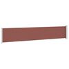 vidaXL Auvent lat&eacute;ral r&eacute;tractable de patio 117x600 cm Marron