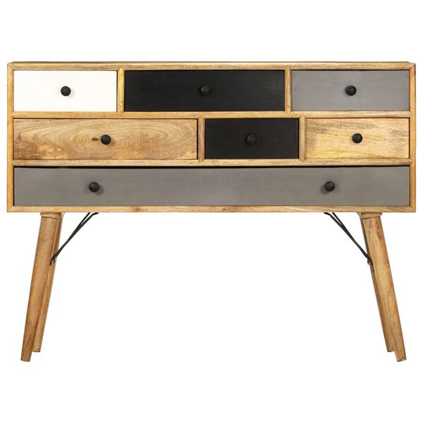 vidaXL Buffet 110x30x82 cm Bois de manguier massif