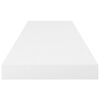 vidaXL Étagère murale flottante 4 pcs Blanc brillant 80x23,5x3,8cm MDF