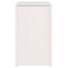 vidaXL Armoire de cuisine Blanc 106 x 55 x 92 cm Pin massif