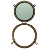 vidaXL Miroir en forme de porthole mural &Oslash;50 cm&nbsp;aluminium et verre