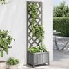 vidaXL Jardini&egrave;re avec treillis 40x30x135 cm bois massif de sapin