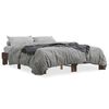 vidaXL Cadre de lit sans matelas ch&ecirc;ne marron 150x200 cm